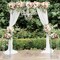 2pcs 23.6in Wedding Centerpieces for Tables with Mesh Plates for Party, Weddings